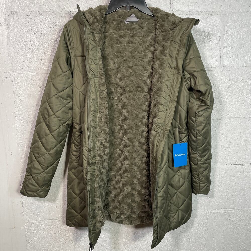 Columbia Olive Quilted Jacket